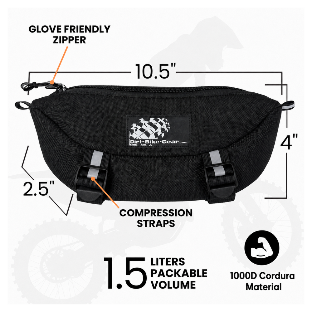 Description for the Dirt Bike Handlebar Bag